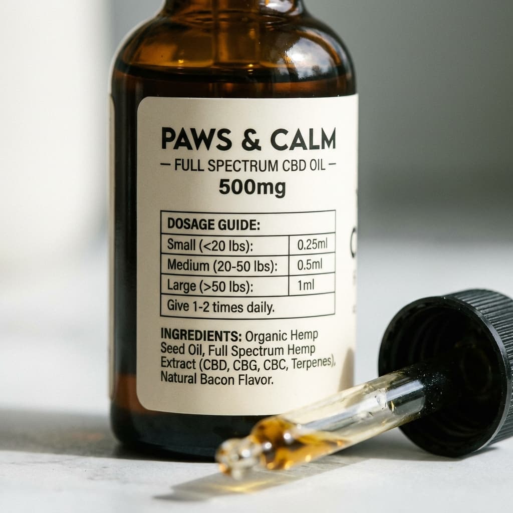 How to Read a CBD Pet Product Label (and Avoid Common Mistakes)