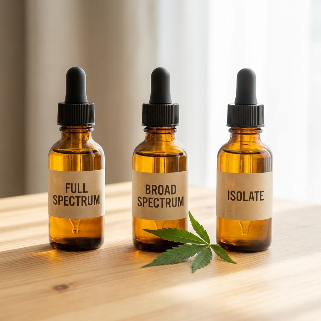 Full Spectrum vs. Broad Spectrum vs. Isolate: A Simplified Guide